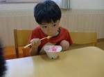 かき氷に舌鼓